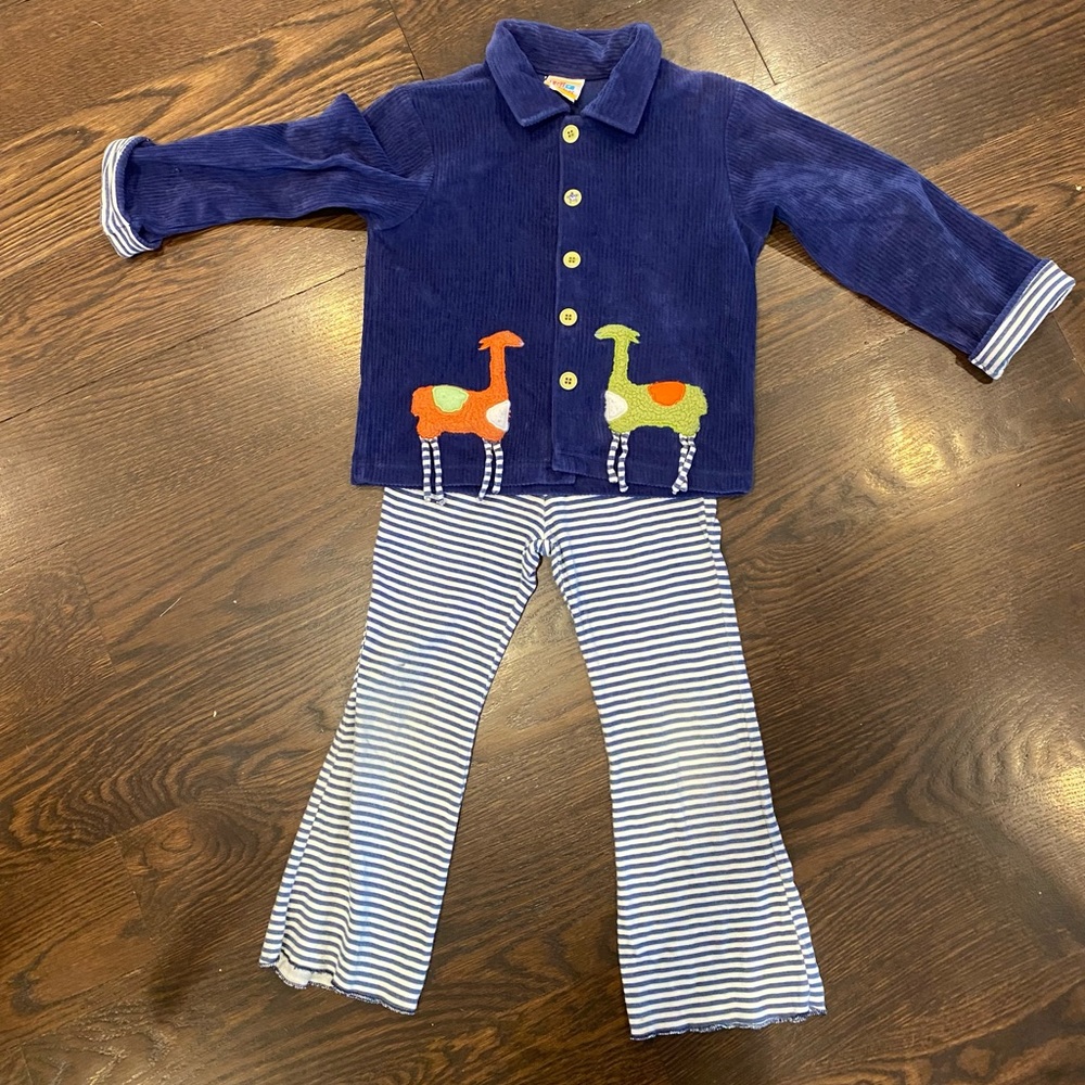 Sweet potatoes two piece outfit